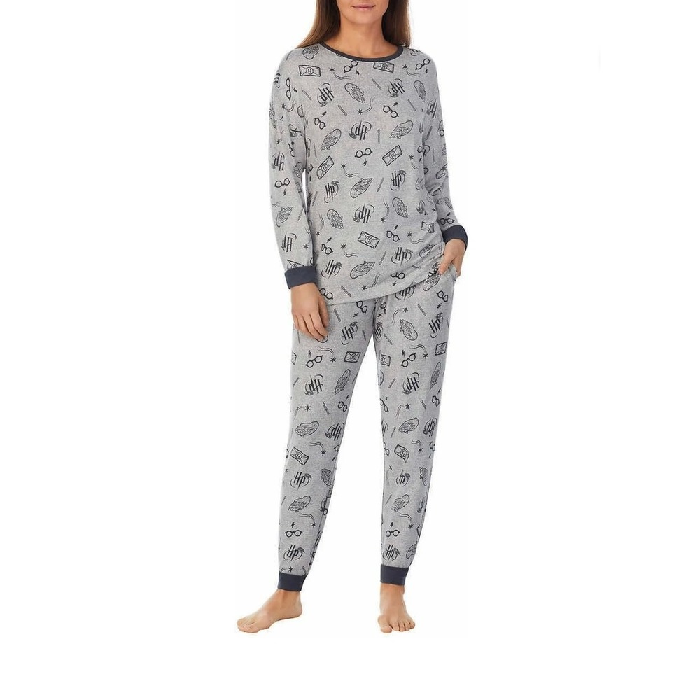 Harry Potter Pajama‎ Set Women's XS Wizarding World Stretchy Jogger PJs